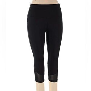 All in Motion Black High-Waisted Capri Leggings